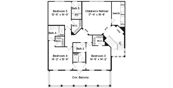 Upper/Second Floor Plan: 28-141