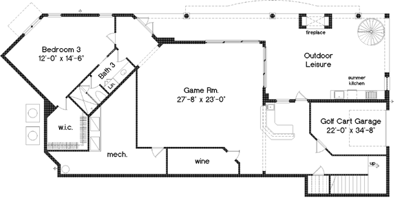 Lower Floor Plan: 28-144