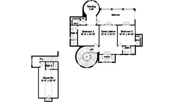 Upper/Second Floor Plan: 28-149