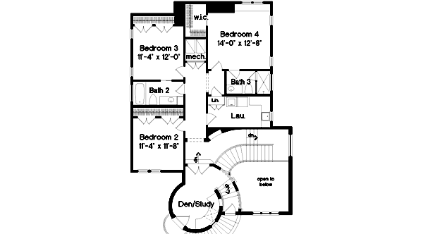 Upper/Second Floor Plan: 28-150