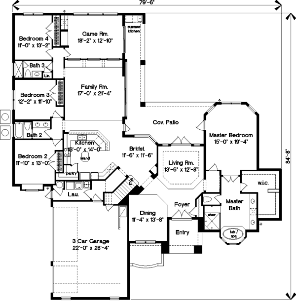 Main Floor Plan: 28-152
