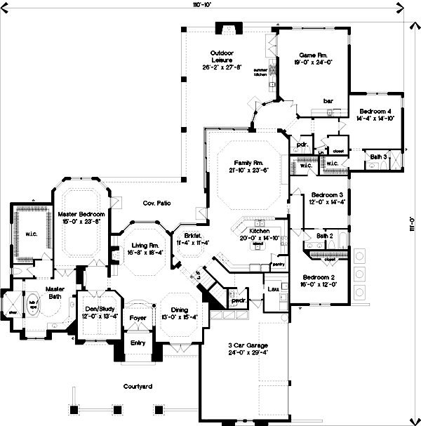 Main Floor Plan: 28-154