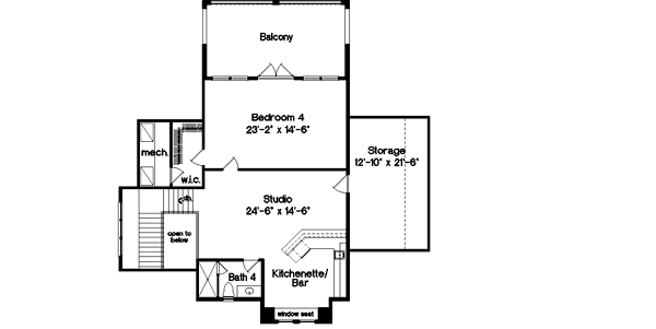 Upper/Second Floor Plan: 28-156