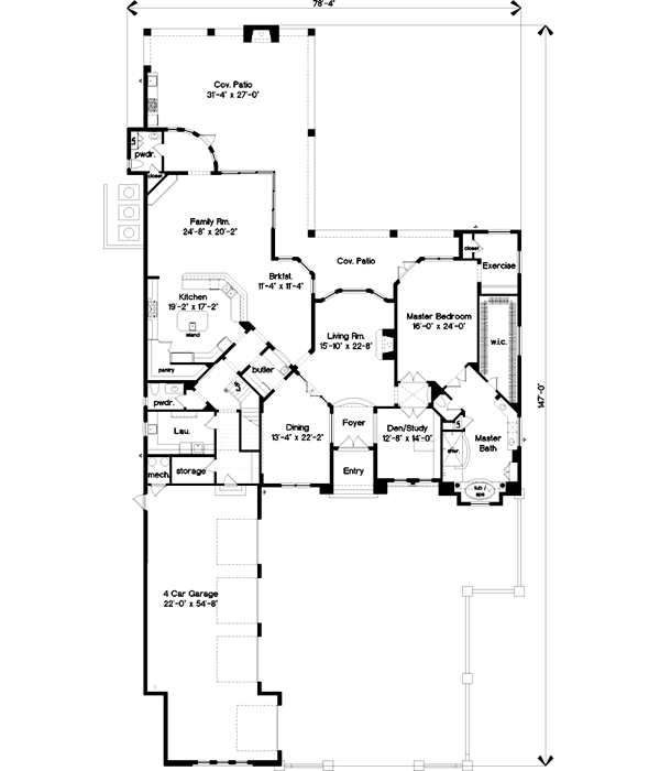 Main Floor Plan: 28-158