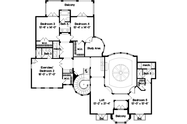 Upper/Second Floor Plan: 28-159