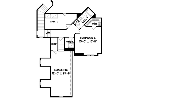 Upper/Second Floor Plan: 28-163