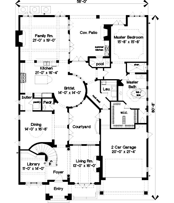 Main Floor Plan: 28-165