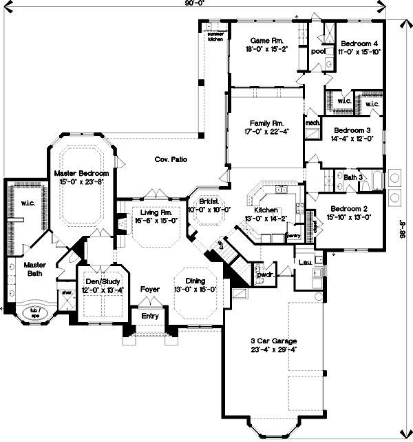 Main Floor Plan: 28-167