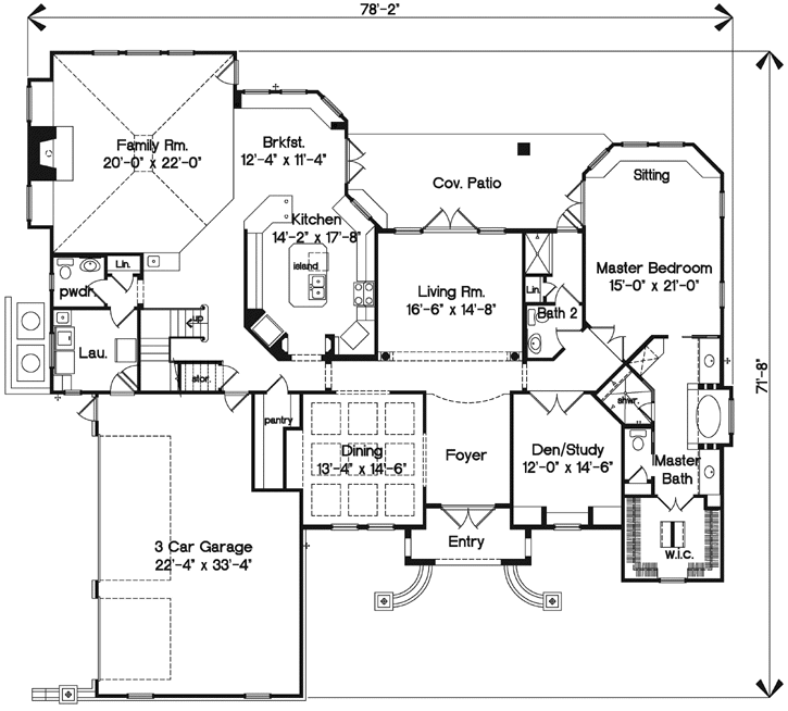Main Floor Plan: 28-172