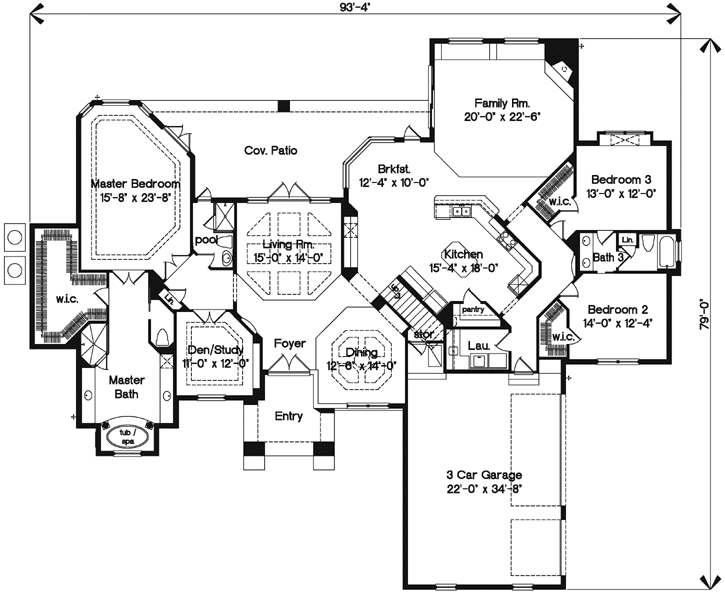 Main Floor Plan: 28-174