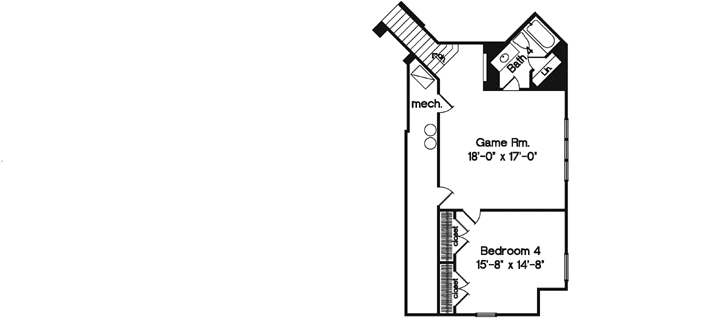 Upper/Second Floor Plan: 28-174