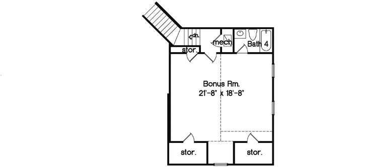Upper/Second Floor Plan: 28-176