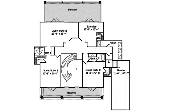 Upper/Second Floor Plan: 28-184
