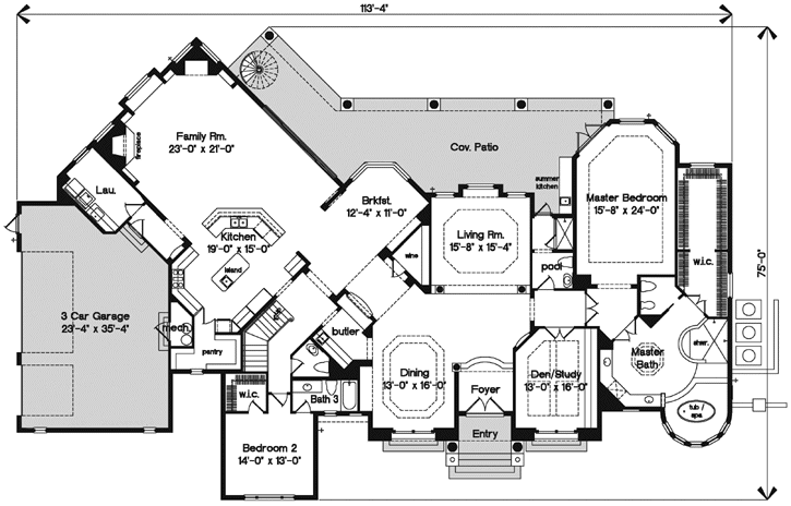 Main Floor Plan: 28-185