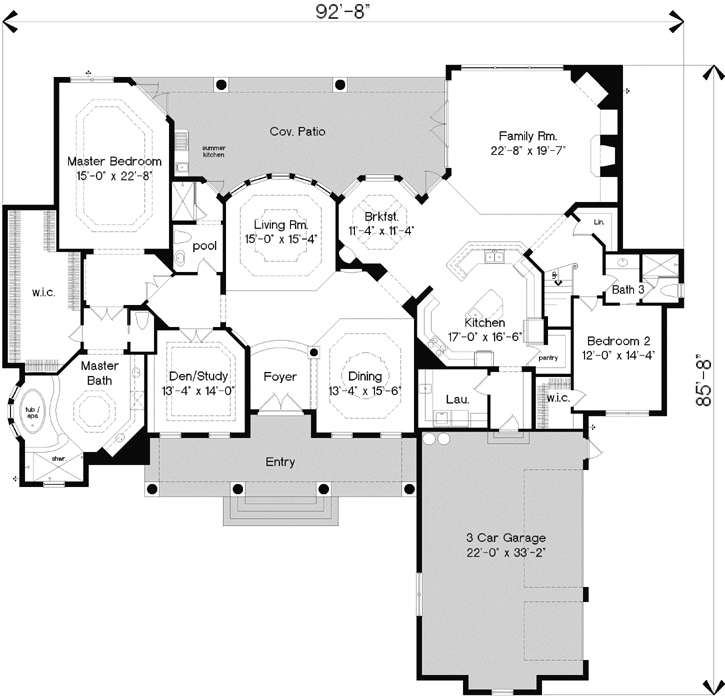 Main Floor Plan: 28-197
