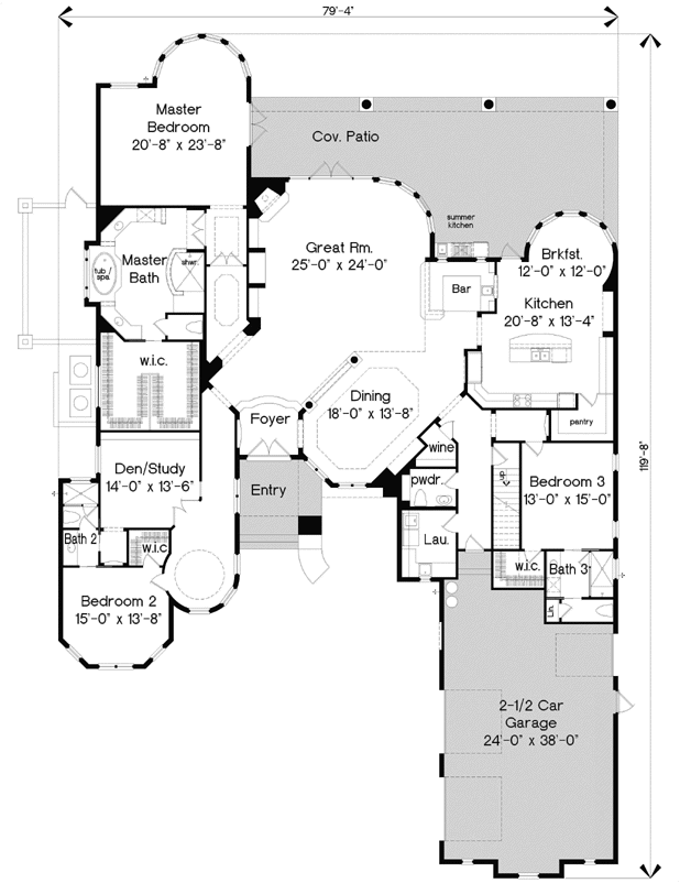 Main Floor Plan: 28-199