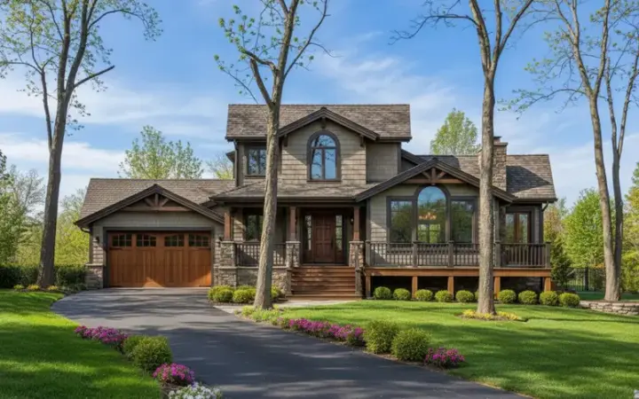 Craftsman house plans 28-200 - front exterior, 2,467 sq ft, 3 bed, 2 bath house plans | Monster House Plans