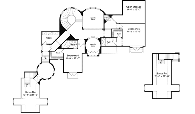 Upper/Second Floor Plan: 28-203