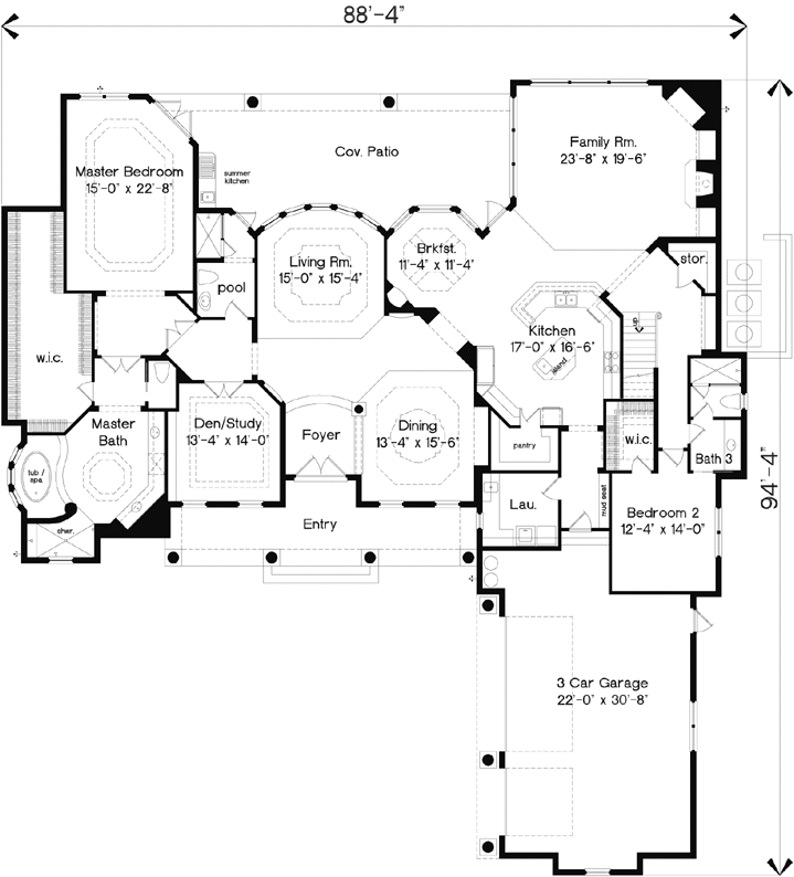 Main Floor Plan: 28-204