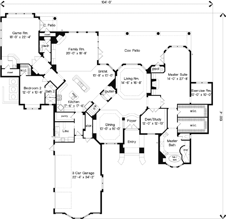 Main Floor Plan: 28-206