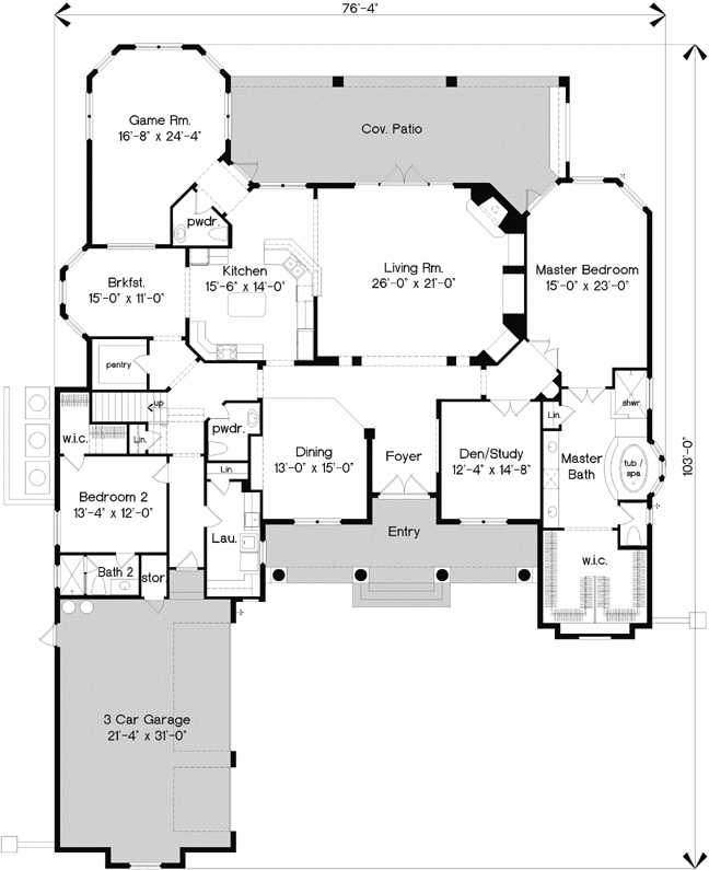 Main Floor Plan: 28-207