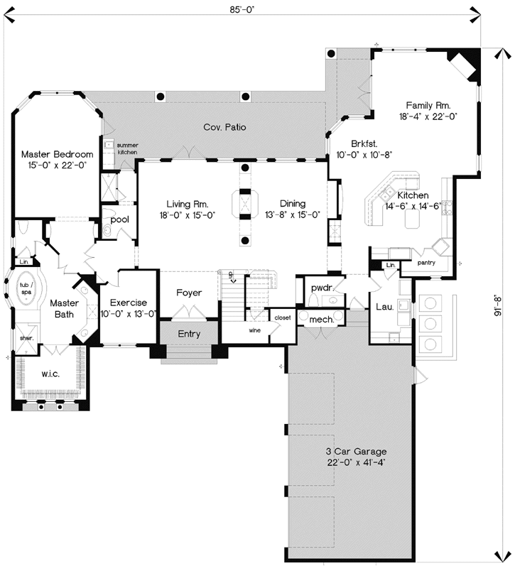 Main Floor Plan: 28-210