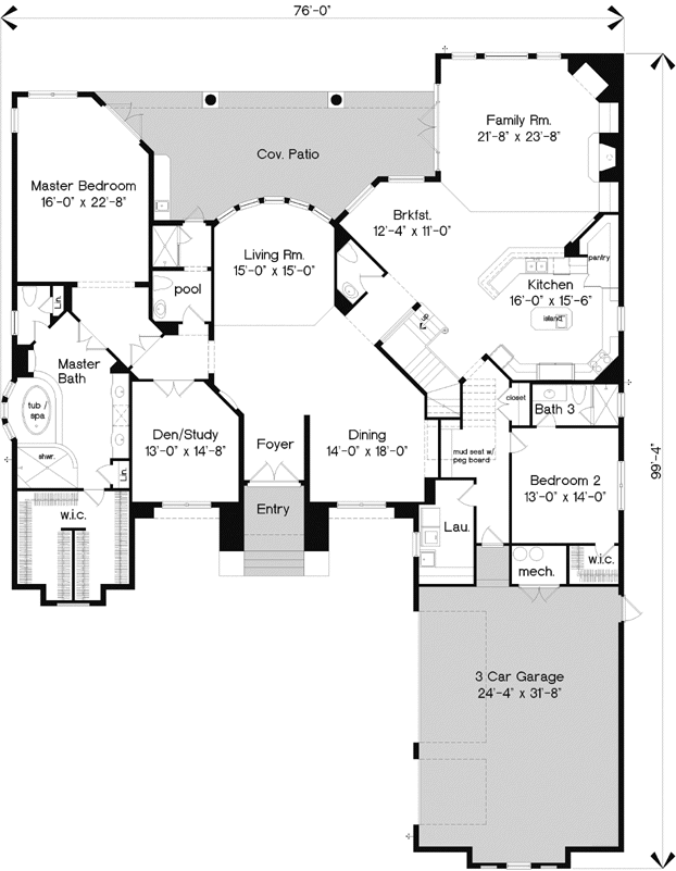 Main Floor Plan: 28-211