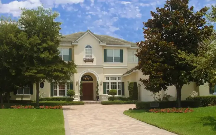Southern Colonial house plans 28-212 - front exterior, 5,340 sq ft, 6 bed, 5 bath house plans | Monster House Plans