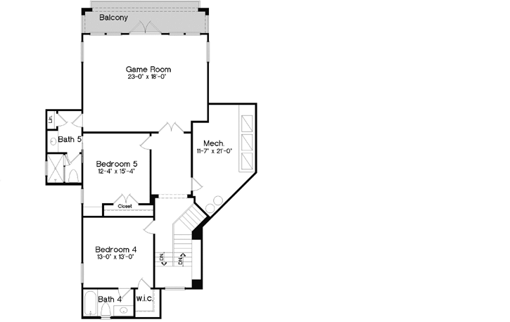 Upper/Second Floor Plan: 28-213