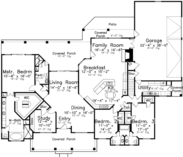 Main Floor Plan: 3-101