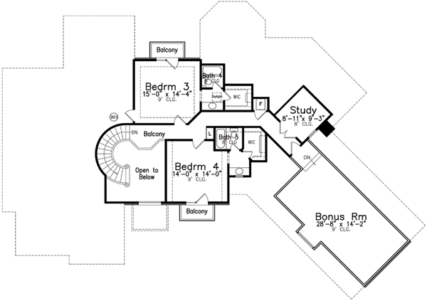 Upper/Second Floor Plan: 3-103