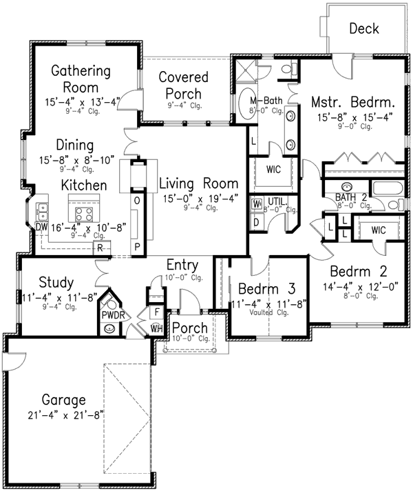 Main Floor Plan: 3-110