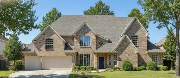 French Country house plans 3-115 - front exterior, 3,845 sq ft, 4 bed, 4 bath house plans | Monster House Plans