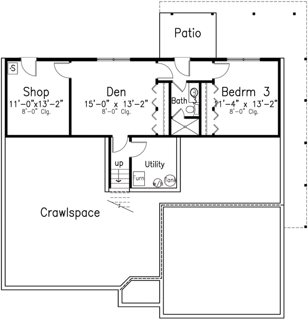 Lower Floor Plan: 3-121