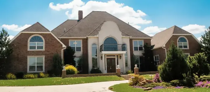 European house plans 3-124 - front exterior, 5,012 sq ft, 4 bed, 4 bath house plans | Monster House Plans