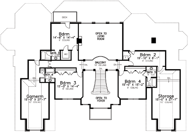 Upper/Second Floor Plan: 3-124