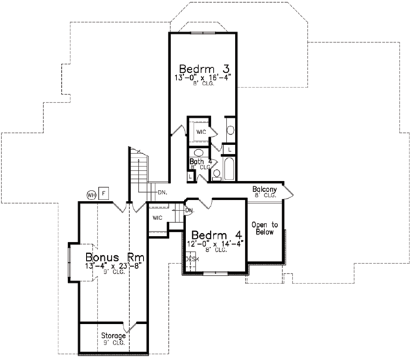 Upper/Second Floor Plan: 3-129