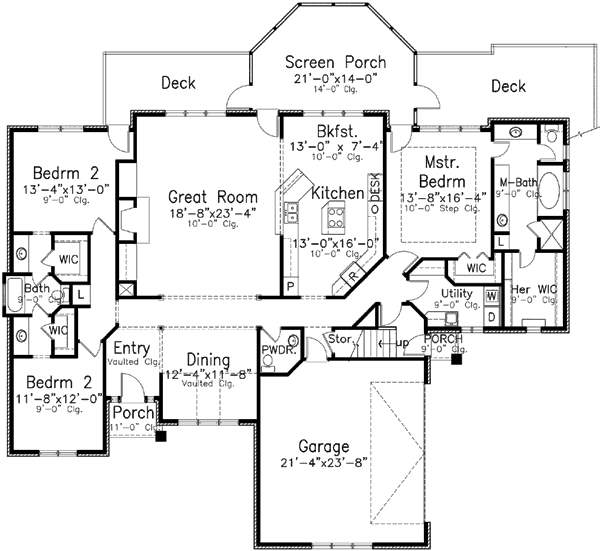 Main Floor Plan: 3-134