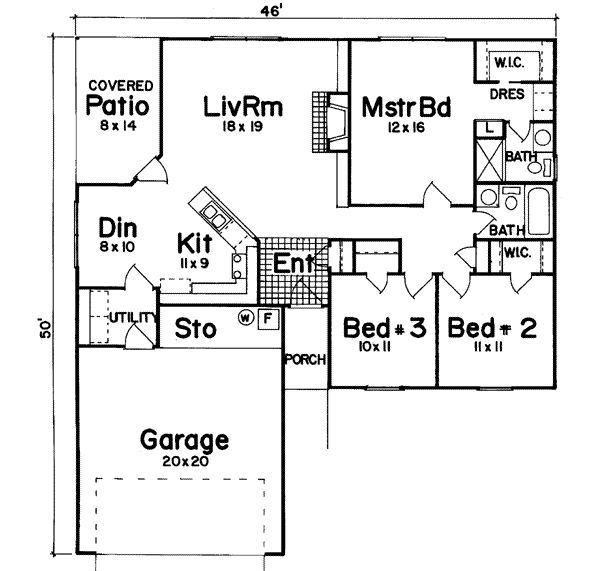 Main Floor Plan: 3-145