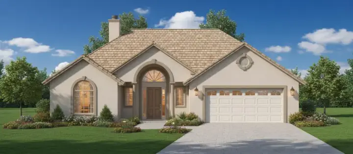 Traditional house plans 3-149 - front exterior, 1,501 sq ft, 3 bed, 2 bath house plans | Monster House Plans