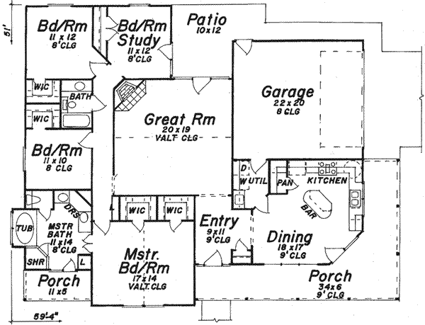 Main Floor Plan: 3-154