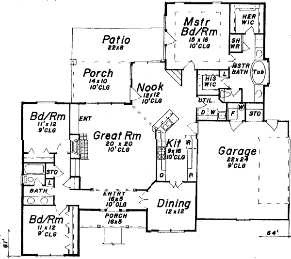 Main Floor Plan: 3-155