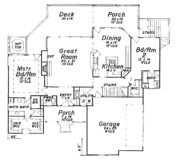 Main Floor Plan: 3-160