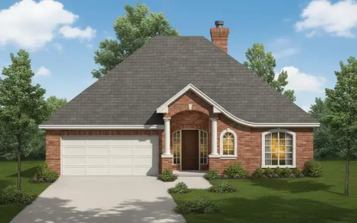 Traditional house plans 3-162 - front exterior, 2,421 sq ft, 3 bed, 3 bath house plans | Monster House Plans