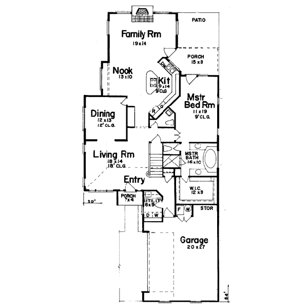 Main Floor Plan: 3-165