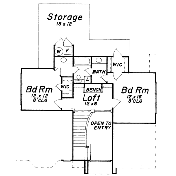 Upper/Second Floor Plan: 3-166