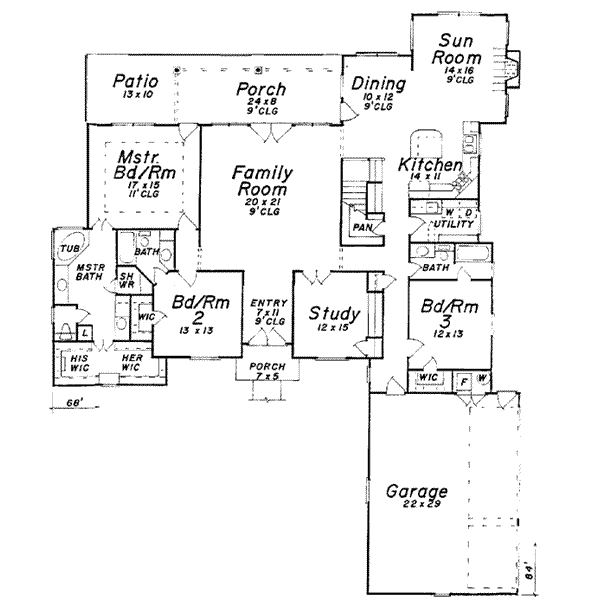 Main Floor Plan: 3-167