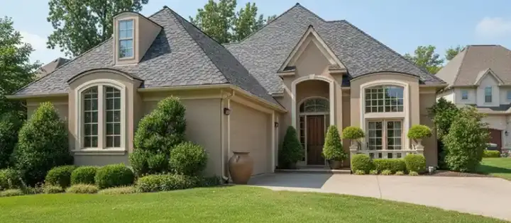 French Country house plans 3-168 - front exterior, 2,546 sq ft, 3 bed, 3 bath house plans | Monster House Plans