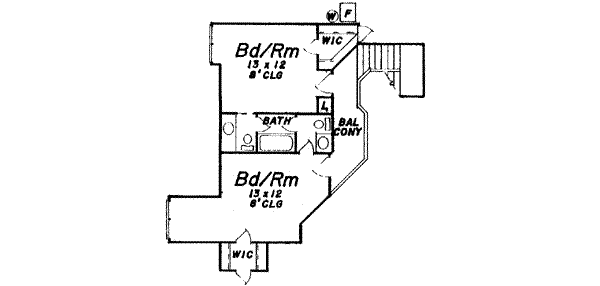 Upper/Second Floor Plan: 3-168