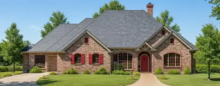 Traditional house plans 3-171 - front exterior, 2,581 sq ft, 3 bed, 2 bath house plans | Monster House Plans